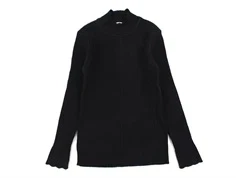 Kids ONLY black highneck pullover strikbluse